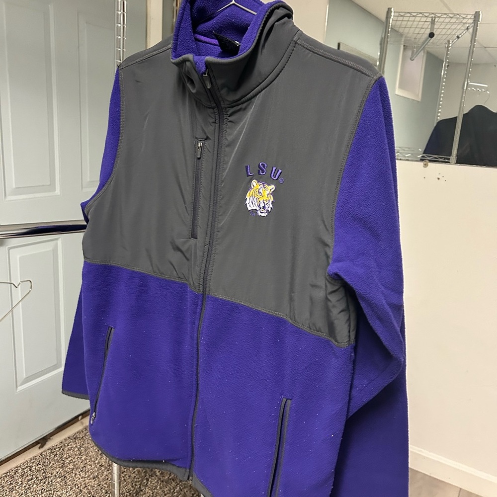 LSU Purple Fleece Jacket